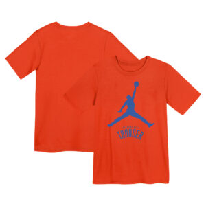 Preschool Jordan Brand Orange Oklahoma City Thunder Essential Jumpman T-Shirt