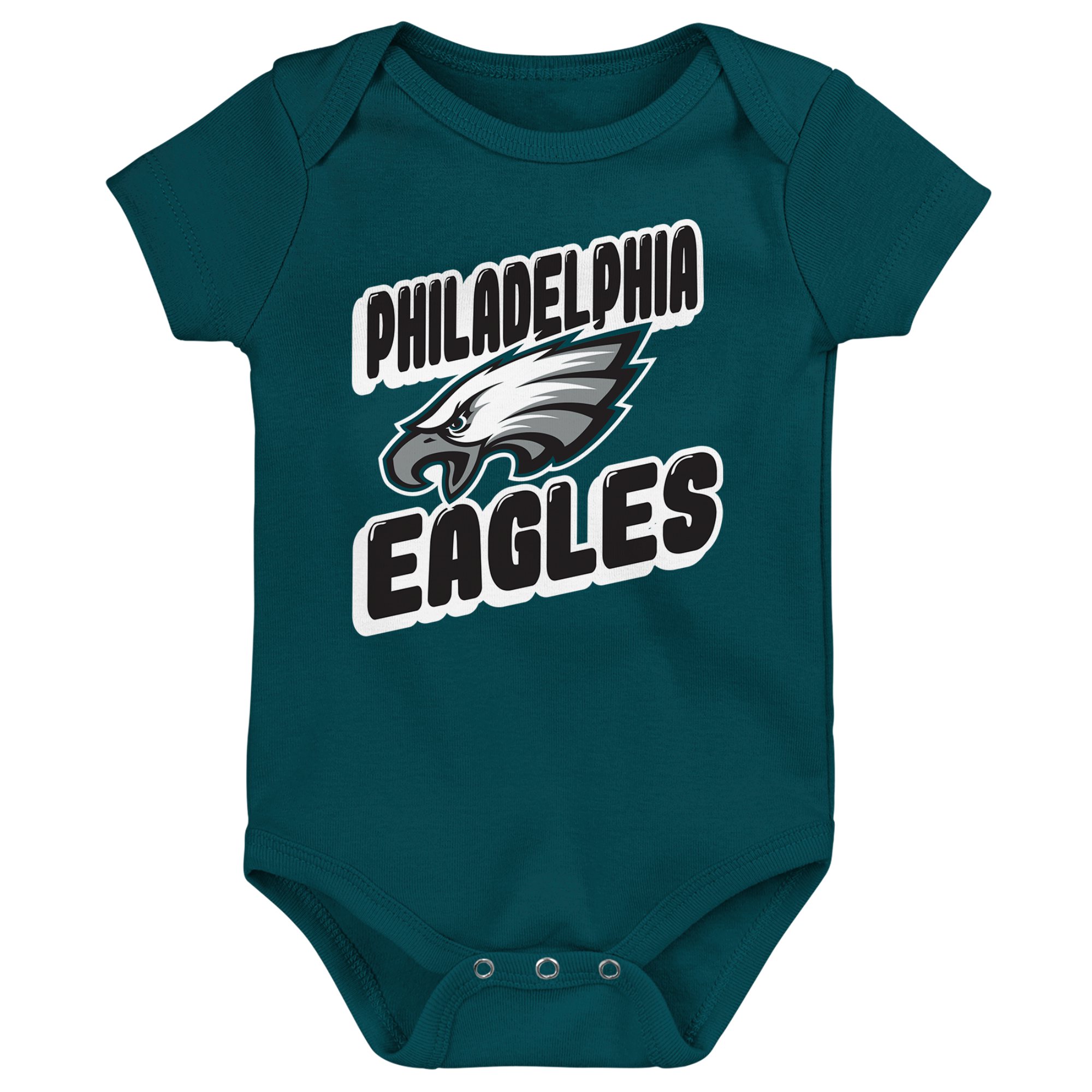 Infant Philadelphia Eagles Play Day Three-Pack Bodysuit Set - Image 7