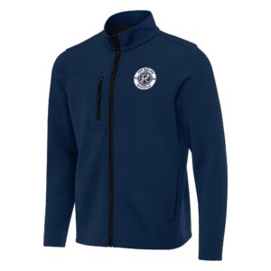 Men's Antigua Navy New England Revolution Objection Full-Zip Jacket