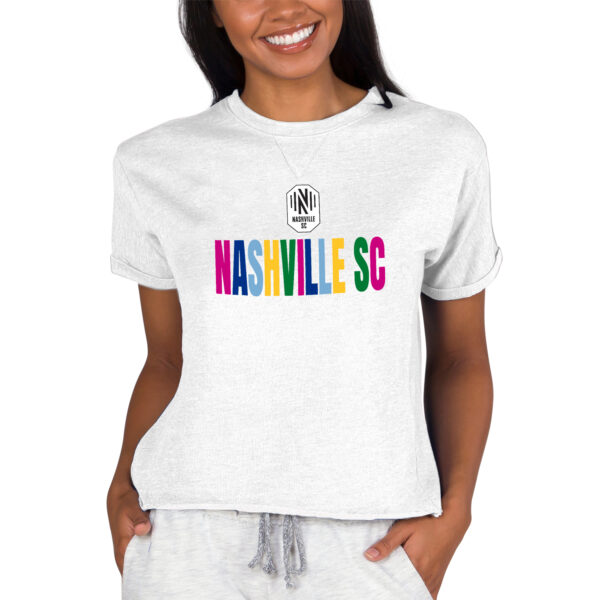 Women's Concepts Sport Oatmeal Nashville SC Mainstream Terry T-Shirt
