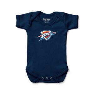 Newborn & Infant Chad & Jake Navy Oklahoma City Thunder Primary Logo Bodysuit