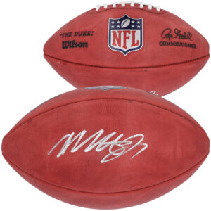 Mecole Hardman Kansas City Chiefs Autographed Wilson Duke Full Color Football