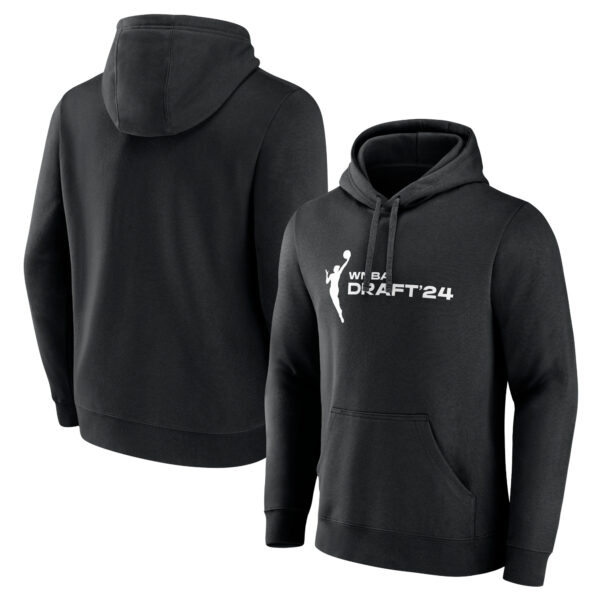 Men's  Black 2024 WNBA Draft Pullover Hoodie