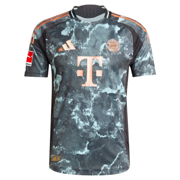 Men's adidas  Black Bayern Munich 2024/25 Away Authentic Custom Jersey - Image 9