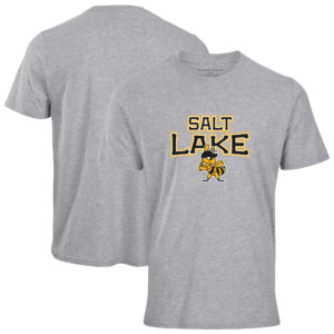 Men's Heather Gray Salt Lake Bees Essential T-Shirt