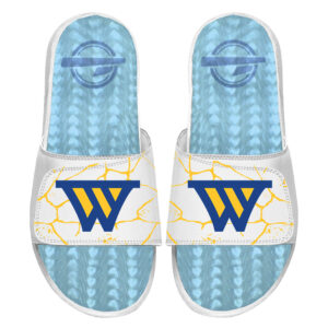 Unisex   ISlide   Golden State Warriors Shattered Slide Sandals