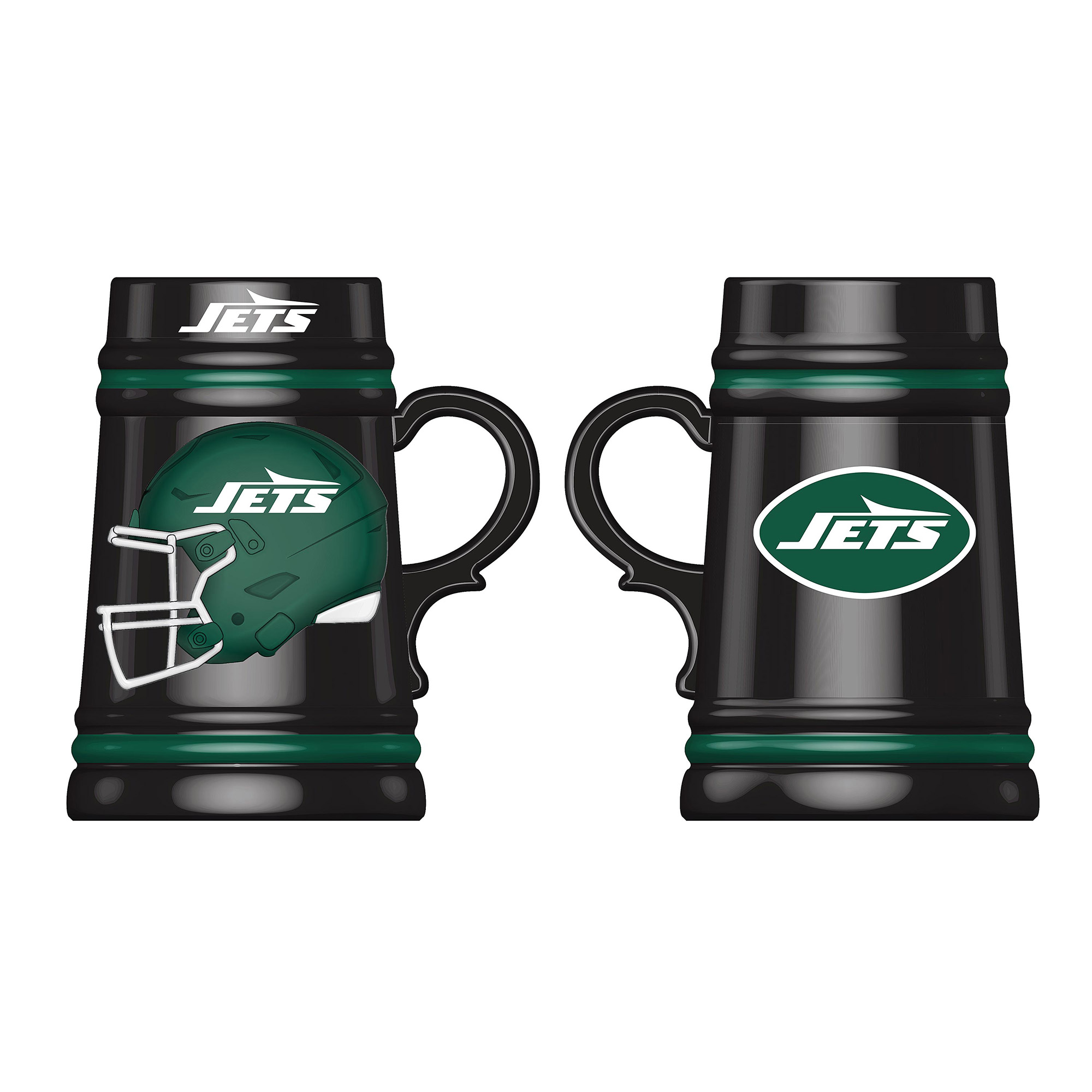 New York Jets 24oz. Ceramic Stein Mug with Gift Box