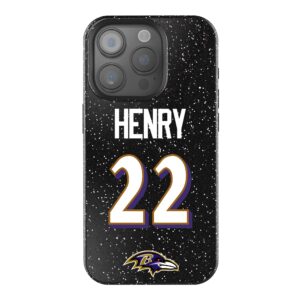 Keyscaper Derrick Henry Black Baltimore Ravens Bling iPhone Case