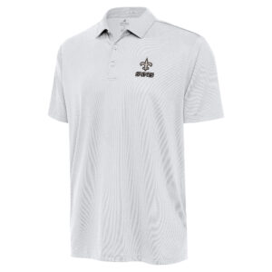 Men's Antigua  White New Orleans Saints Ellipse Performance Polo