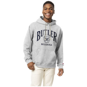 Men's League Collegiate Wear  Heather Gray Butler Bulldogs Essentials 2.0 Fleece Pullover Hoodie