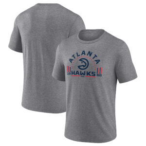 Men's Gray Atlanta Hawks Team Freedom Tri-Blend T-Shirt