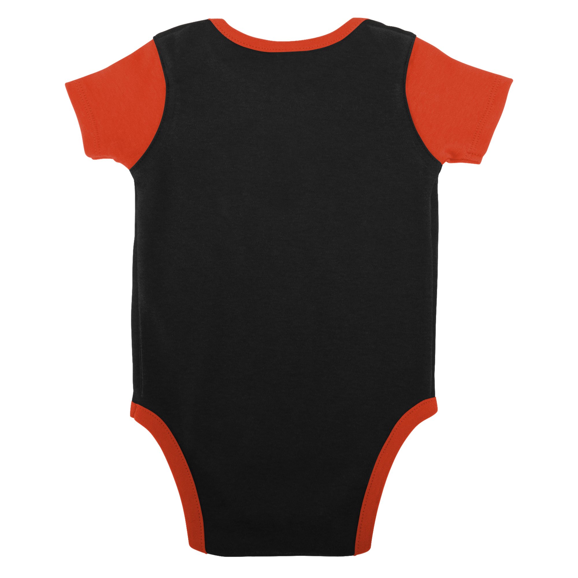 Newborn & Infant Black/Orange Cincinnati Bengals Home Field Advantage Three-Piece Bodysuit, Bib & Booties Set - Image 4
