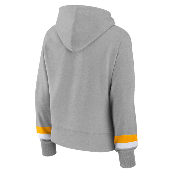 Men's Champion Heathered Black Louisville Cardinals Field Day Team Quarter-Zip Jacket - Image 7