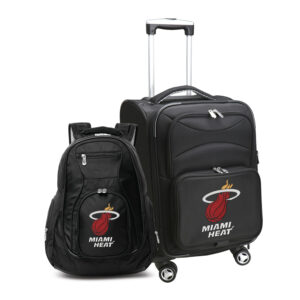 MOJO Black Miami Heat Softside Carry-On & Backpack Set