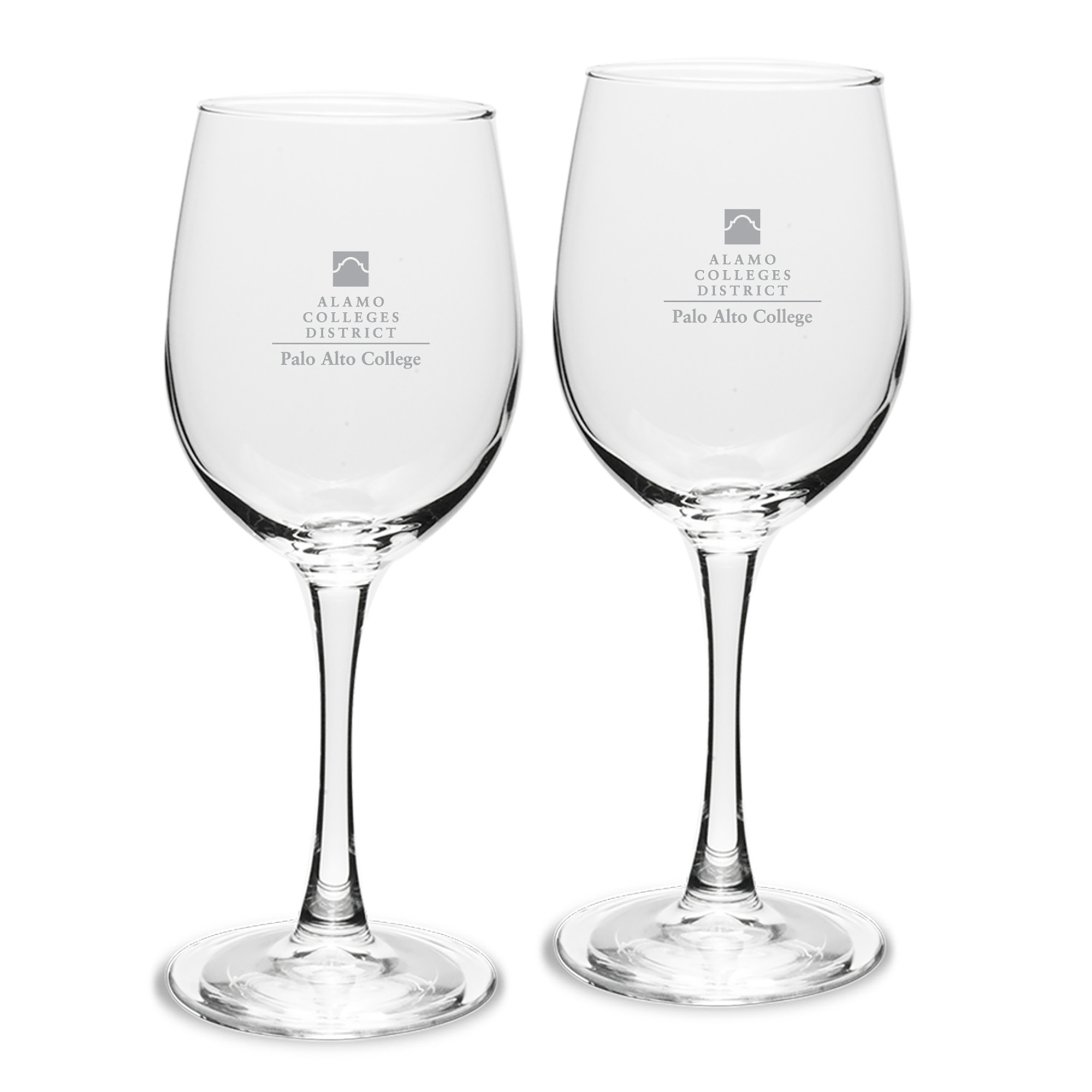 PAC Palominos 12oz. Two-Piece Traditional White Wine Glass Set