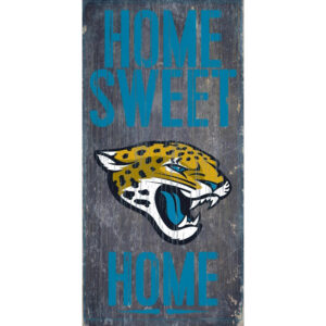 Jacksonville Jaguars 6'' x 12'' Home Sweet Home Sign
