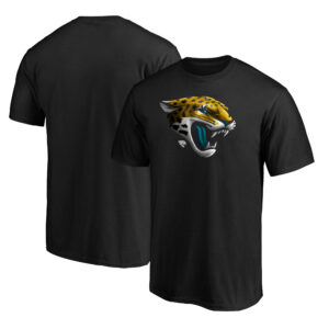 Men's Black Jacksonville Jaguars Midnight Mascot Logo T-Shirt