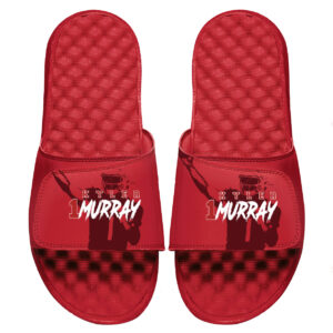 Men's ISlide Kyler Murray Red NFLPA Tonal Pop Slide Sandals