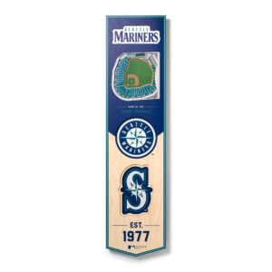 Seattle Mariners 8'' x 32'' 3D StadiumView Banner