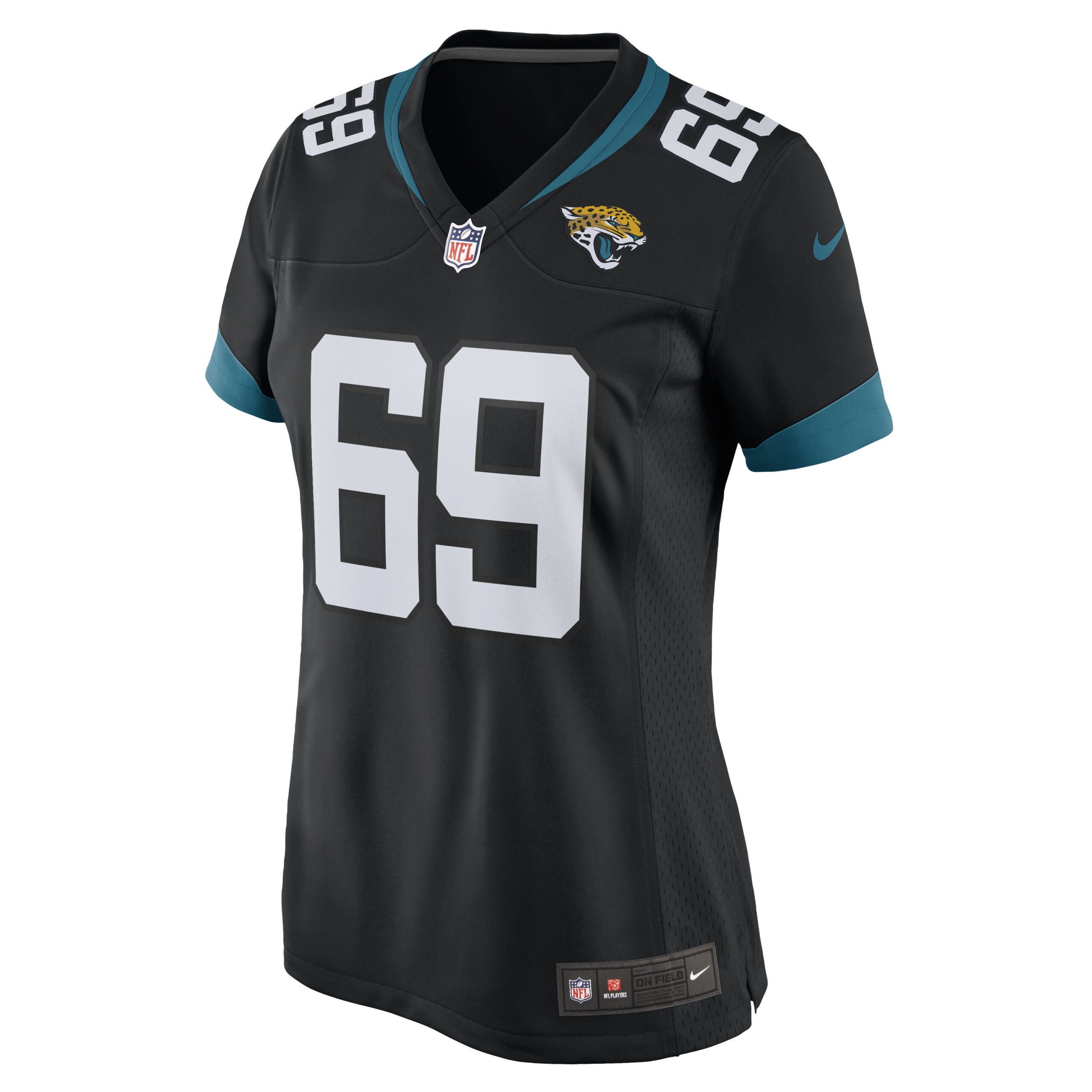 Women's Nike Tyler Shatley Black Jacksonville Jaguars Game Jersey - Image 3