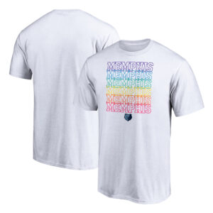 Men's White Memphis Grizzlies Team City Pride T-Shirt