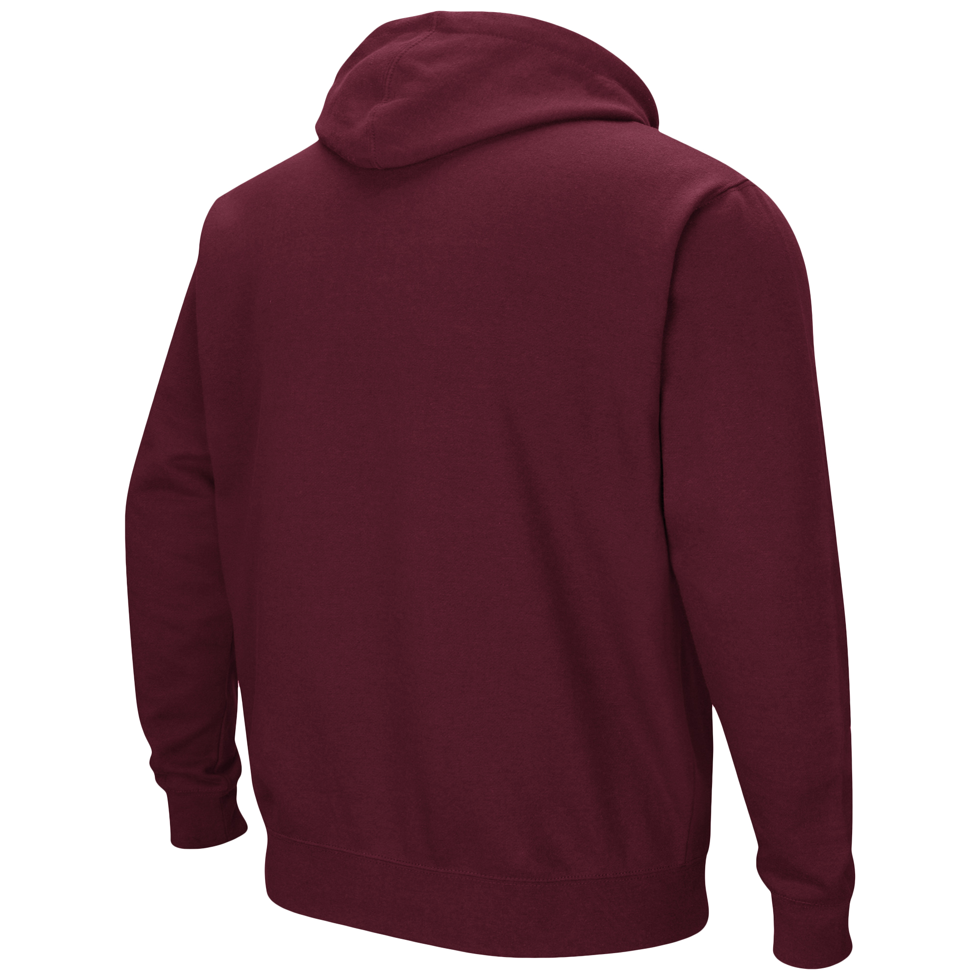 Men's Colosseum Maroon Texas State Bobcats Arch and Logo Pullover Hoodie - Image 7