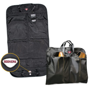 Men's Black Oklahoma Sooners Suit Bag