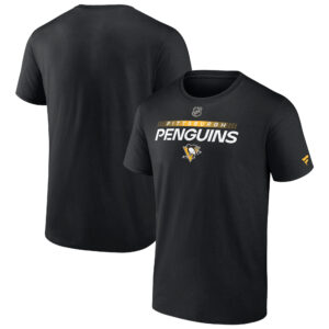 Men's Fanatics Black Pittsburgh Penguins Authentic Pro Team Core Collection Prime T-Shirt