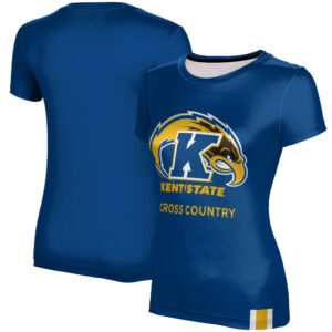 Women's Navy Kent State Golden Flashes Cross Country T-Shirt