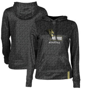 Women's Black Lindenwood Lions Athletics Pullover Hoodie
