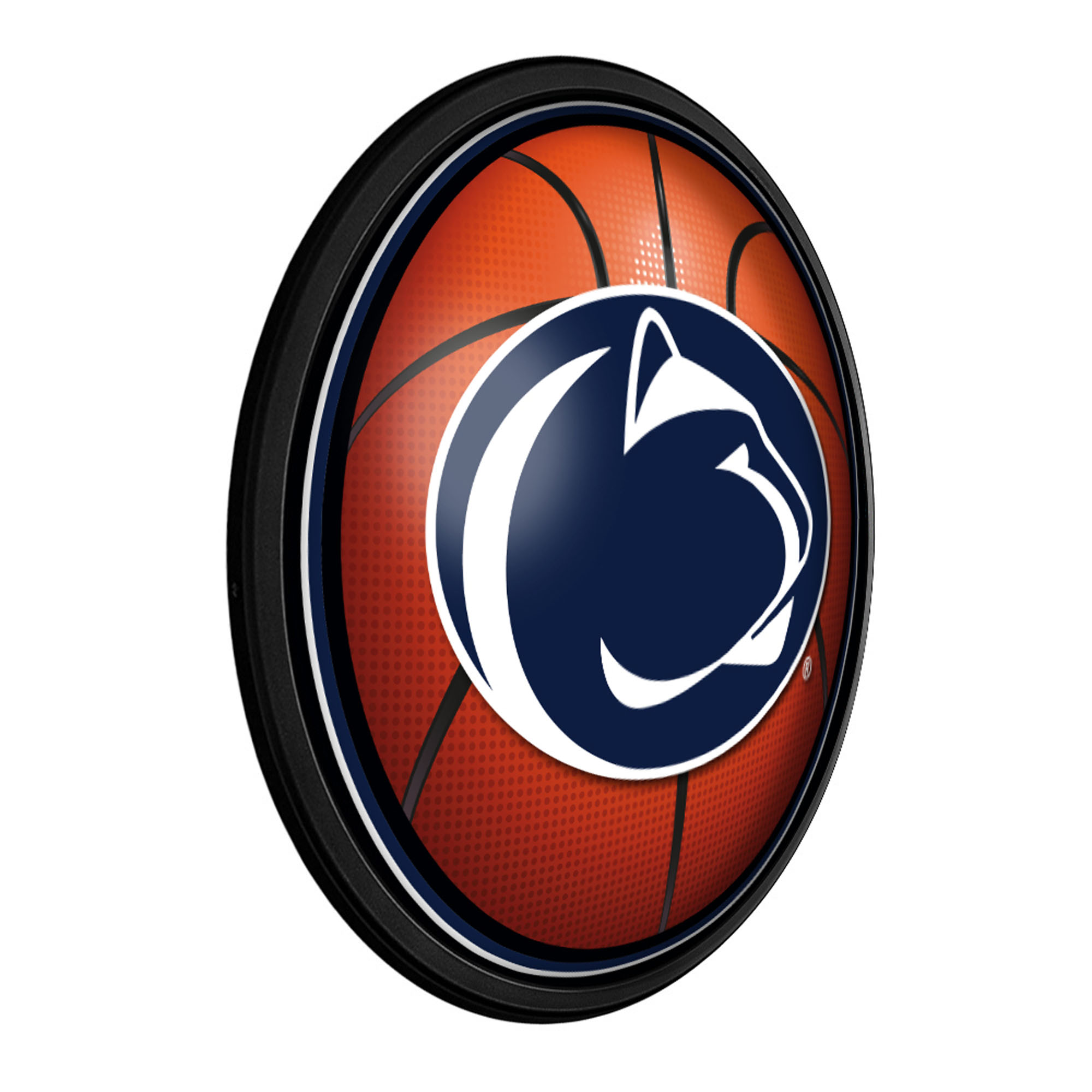 Penn State Nittany Lions Basketball 18'' Round Slimline Illuminated Wall Sign - Image 8