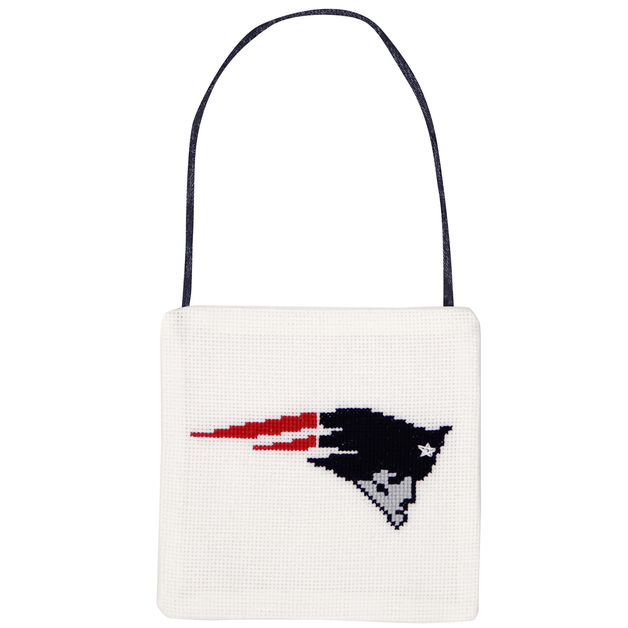 White New England Patriots Team Pride Cross Stitch Craft Kit