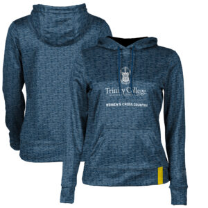 Women's Blue Trinity Bantams Women's Cross Country Pullover Hoodie