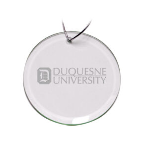 Duquesne Dukes 3'' Glass Round Ornament