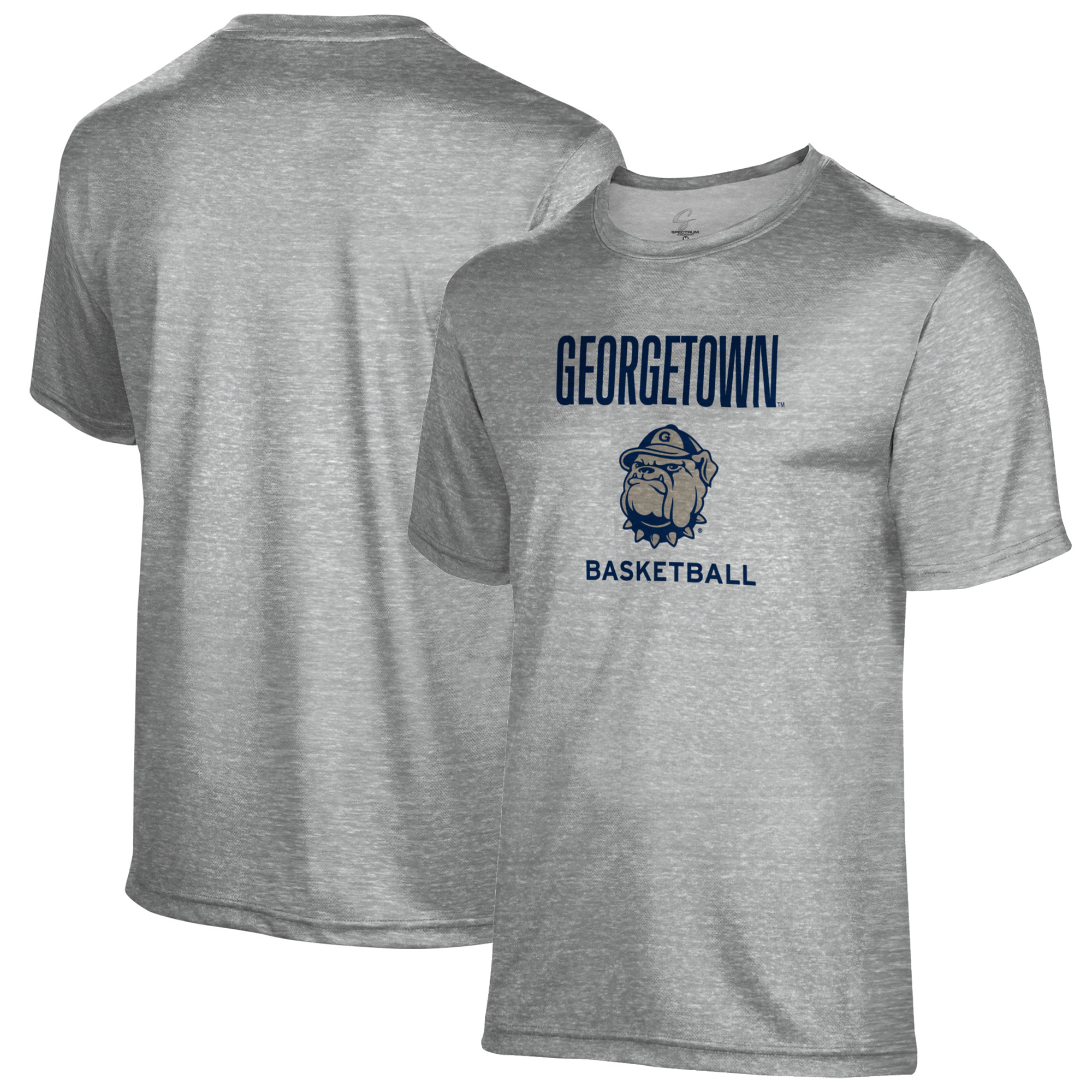 Men's Gray Georgetown Hoyas Basketball Name Drop T-Shirt - Image 5