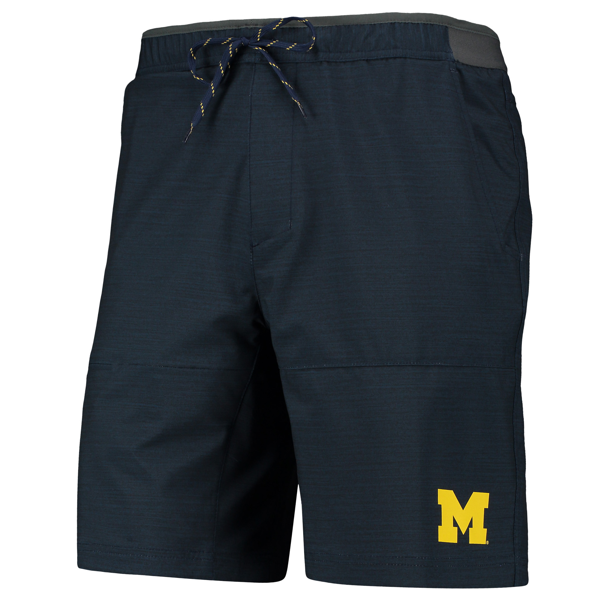 Men's Columbia Navy Michigan Wolverines Twisted Creek Omni-Shield Shorts - Image 3