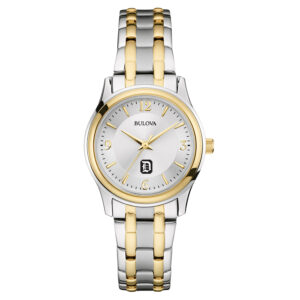 Women's Bulova Silver/Gold Duquesne Dukes Classic Two-Tone Round Watch