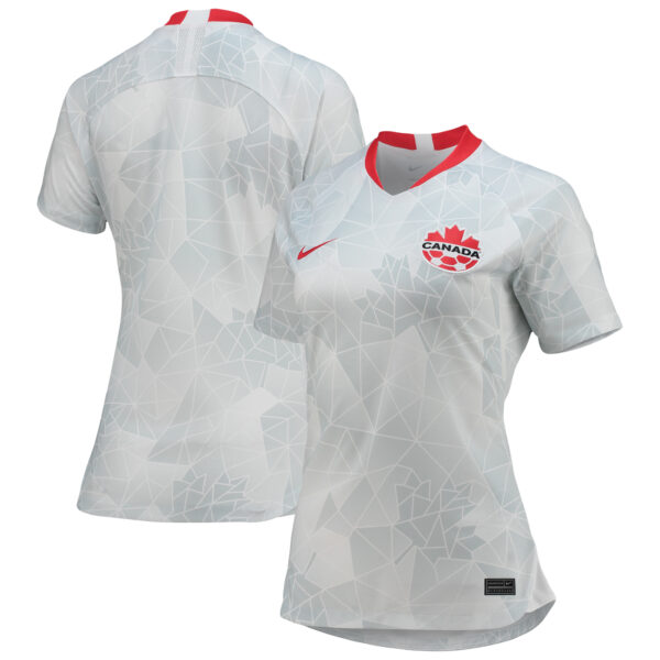 Women's Nike White Canada Women's National Team Away Replica Jersey