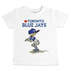 Toddler Tiny Turnip White Toronto Blue Jays Team Slugger T-Shirt