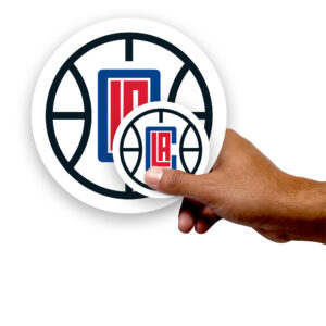 Fathead LA Clippers 5-Piece Mini Alumigraphic Outdoor Decal Set