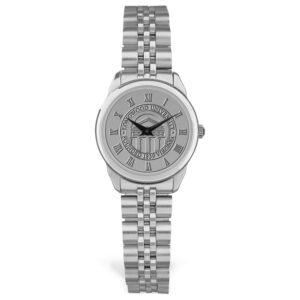 Women's Silver Longwood Lancers Medallion Rolled Link Bracelet Wristwatch
