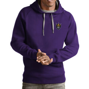 Men's Antigua Purple San Diego Seals Victory Pullover Hoodie