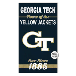 Georgia Tech Yellow Jackets 11'' x 20'' Home Of The Sign