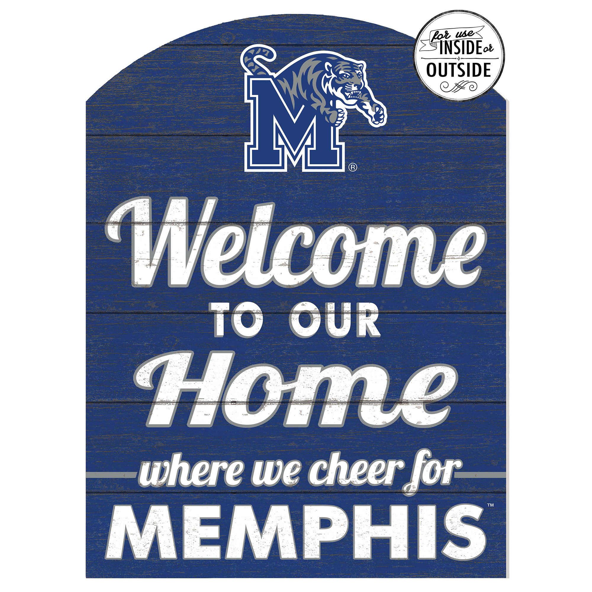 Memphis Tigers 16'' x 22'' Marquee Sign