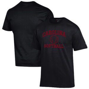 Men's Champion Black South Carolina Gamecocks Softball Icon T-Shirt