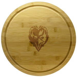 Baltimore Ravens 13'' Rotating Bamboo Server