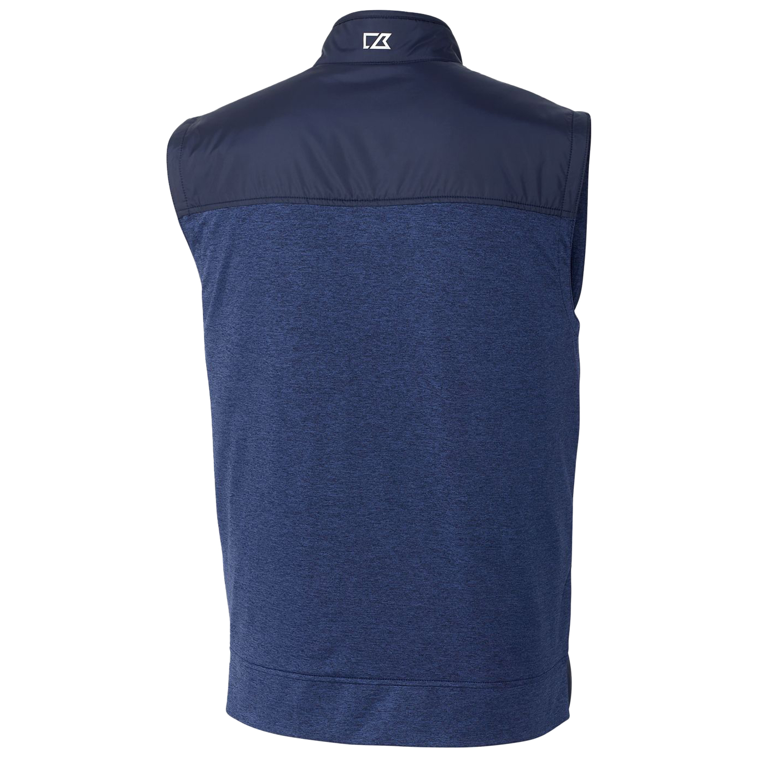Men's Cutter & Buck Navy Penn State Nittany Lions Vault Stealth Hybrid Quilted Full-Zip Windbreaker Vest - Image 4