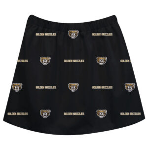 Girls Toddler Black Oakland Golden Grizzlies All Over Print Skirt