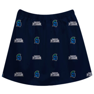 Girls Toddler Navy West Florida Argonauts All Over Print Skirt