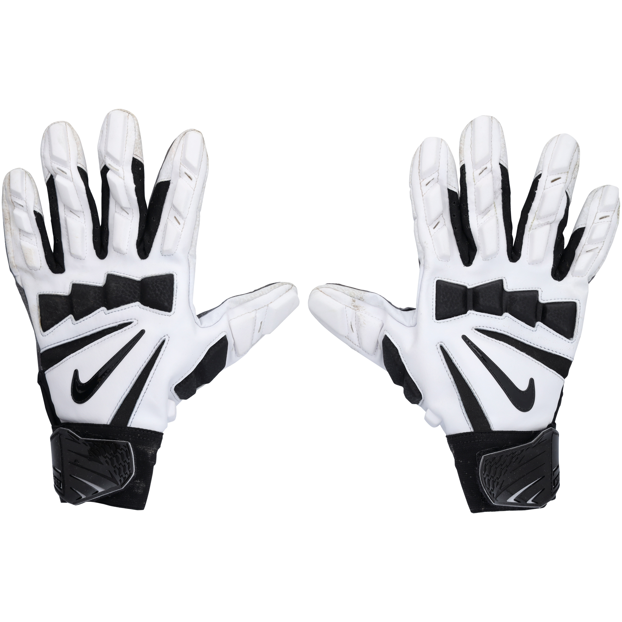 Joel Bitonio Cleveland Browns Game-Used Nike White Gloves vs. Baltimore Ravens on December 17 2022 - Image 2